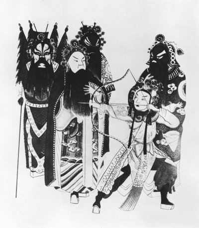 イヴェンの門で弓を使う 作： Chinese School